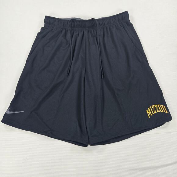 NWT Nike Dri-Fit Missouri "Mizzou" Tigers Black Hype Shorts Men's Size Large - Picture 1 of 5
